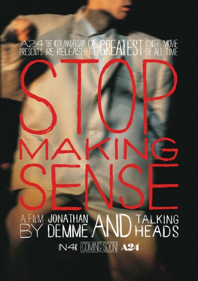 Filmplakat Stop making sense 